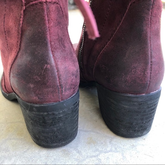 💸SOLD💸Born Felicia Tall knee high boots suede purple 6.5 - Picture 5 of 8